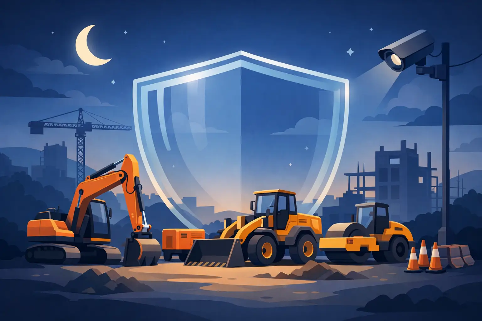 How to Protect Construction Plant Overnight